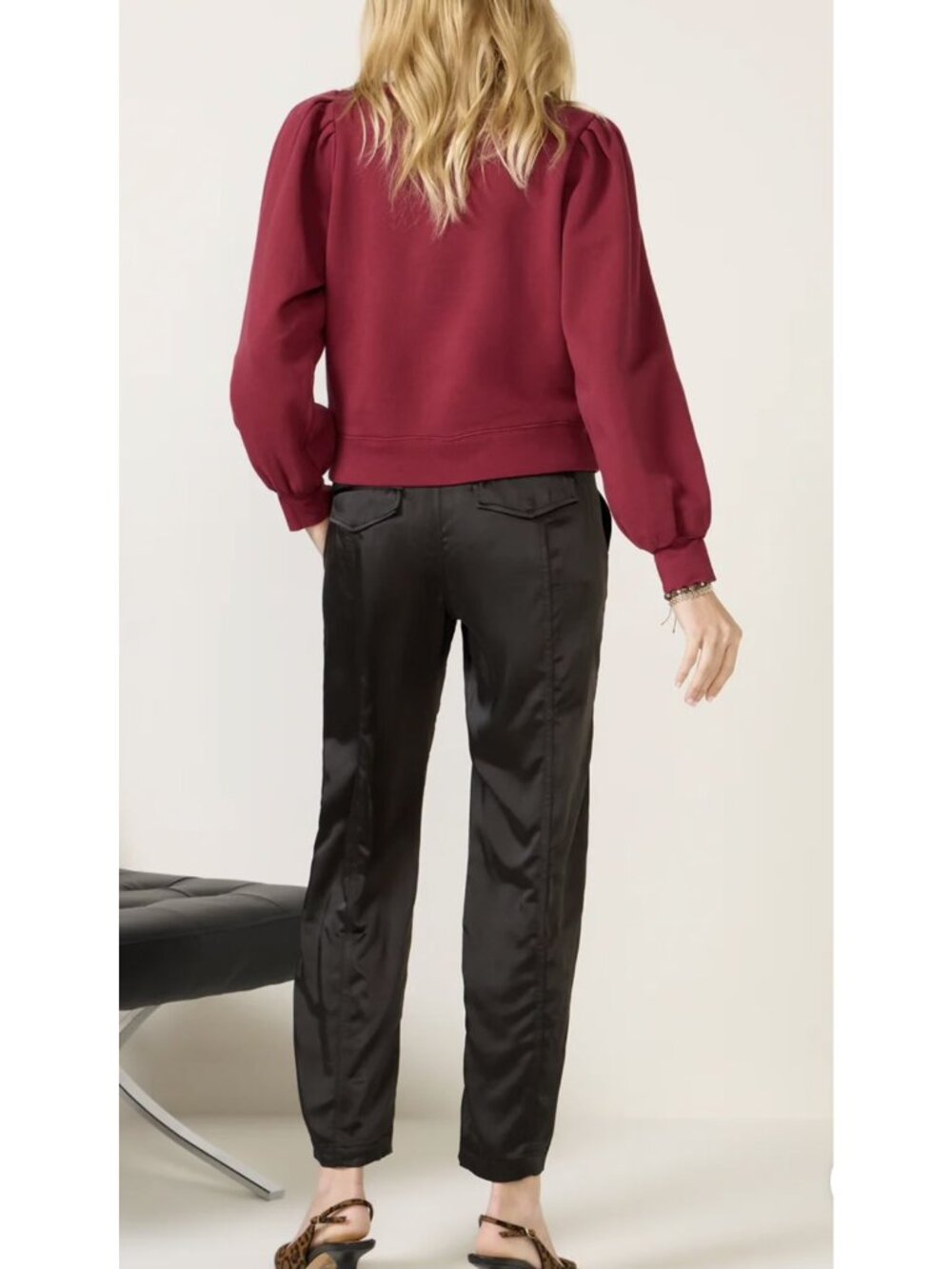 Sanctuary NWT Sahara Satin Pant Size 24 in Black - Picture 6 of 6